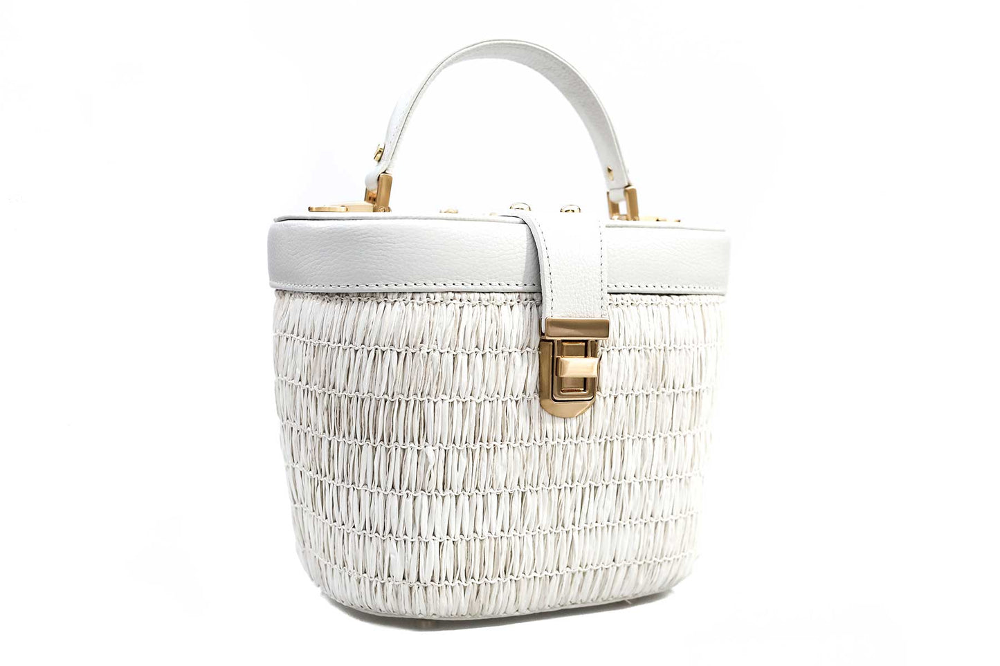 Bolsa Olga Ráfia Natural Off-White