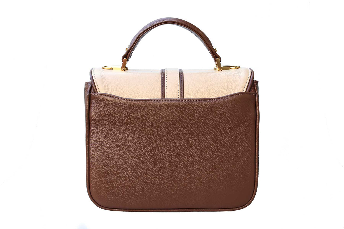 Bolsa Soraia Mini Creme c/ Avelã