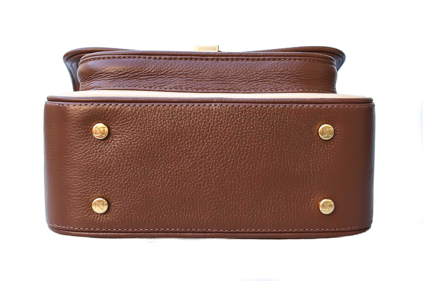 Bolsa Soraia Mini Creme c/ Avelã