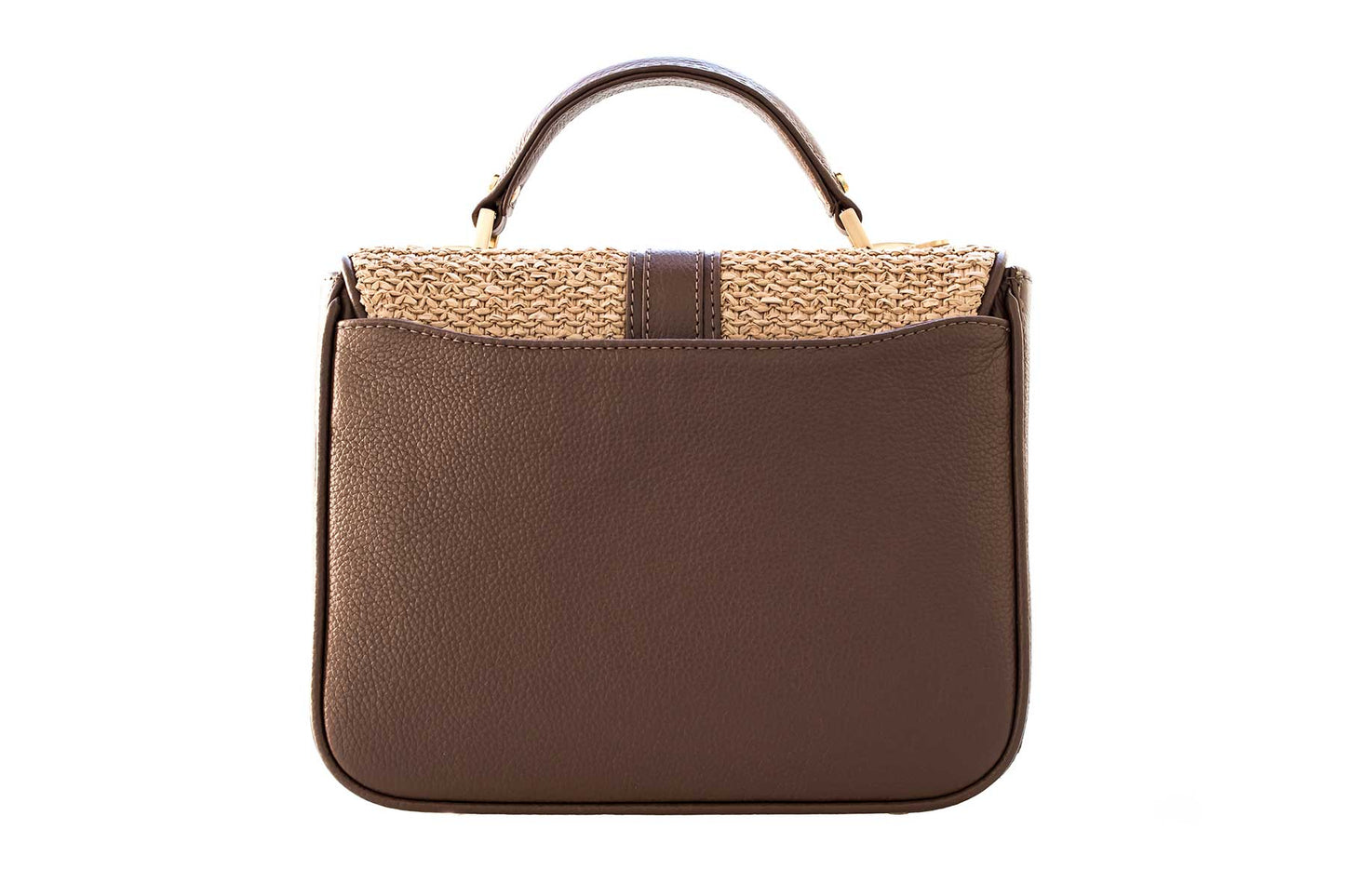 Bolsa Soraia Mini Rafia Natural c/ Avelã