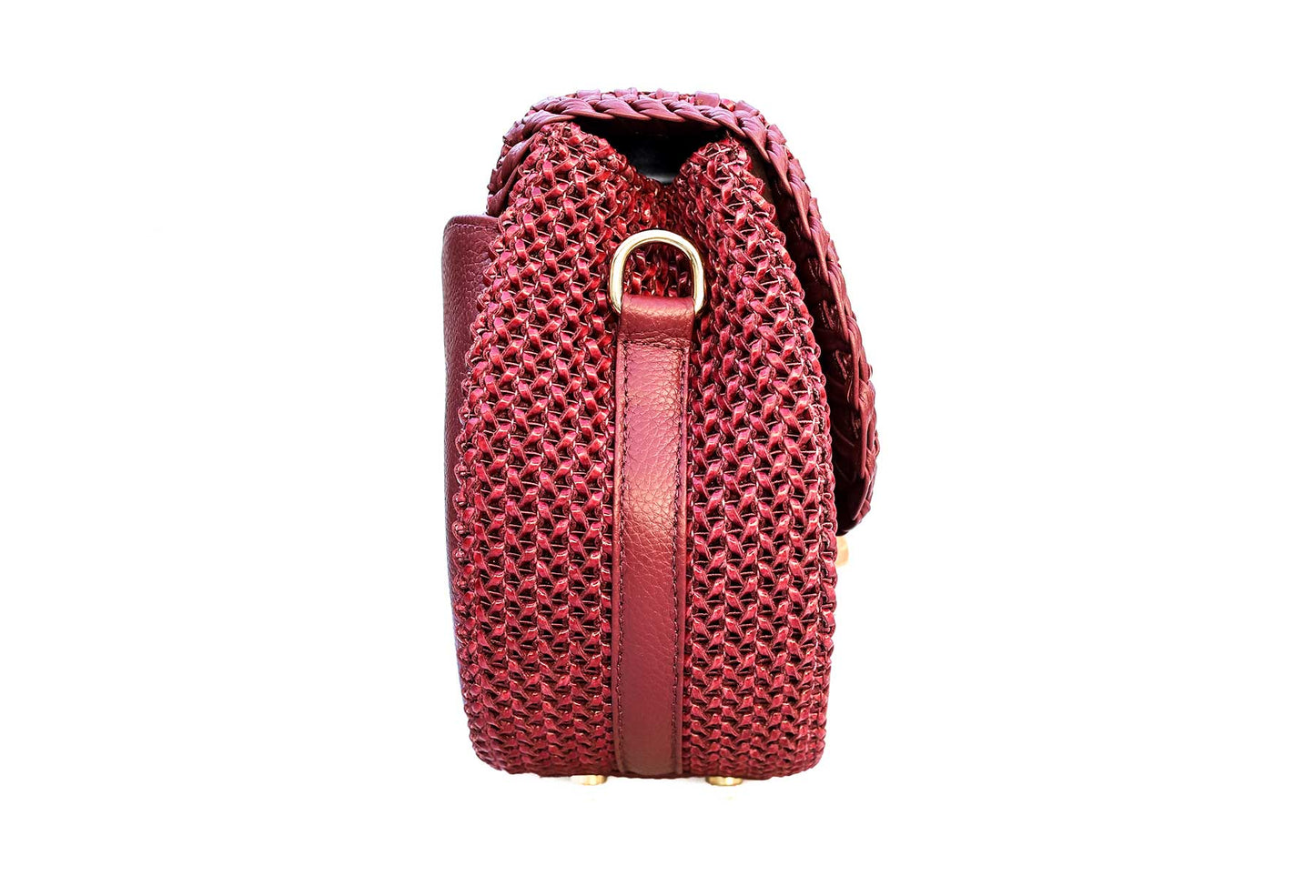 Bolsa Tarsila Mini Camurça Bordô