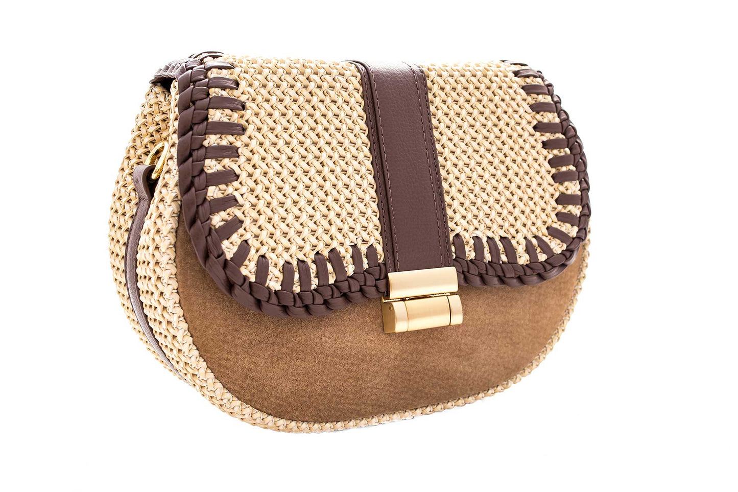 Bolsa Tarsila Mini Camurça Caramelo
