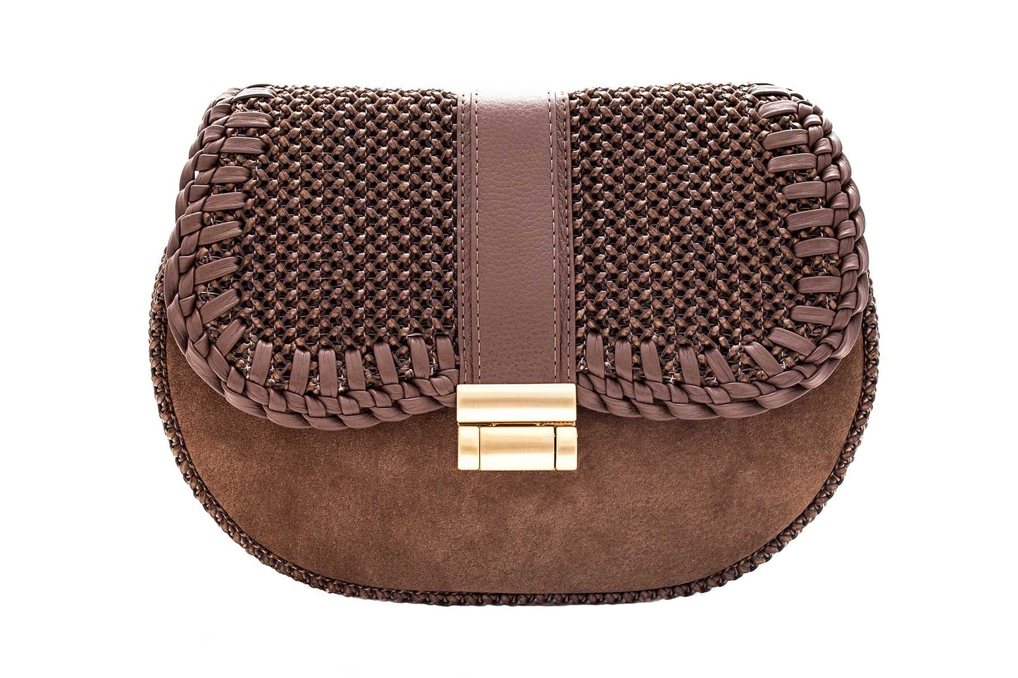 Bolsa Tarsila Mini Camurça Café
