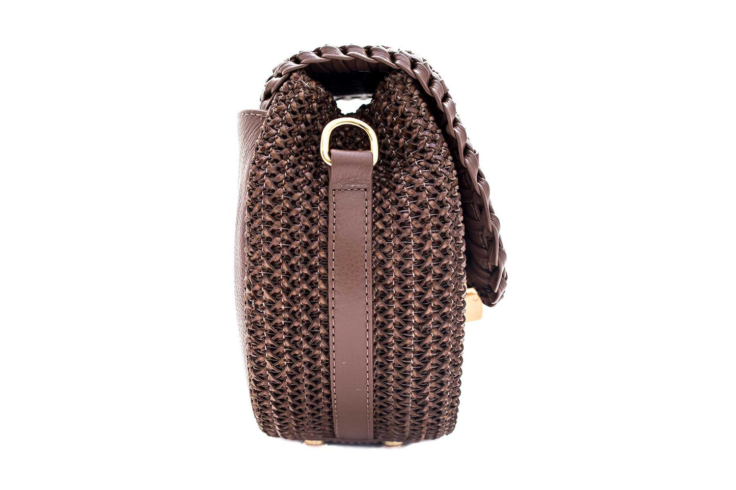 Bolsa Tarsila Mini Camurça Café