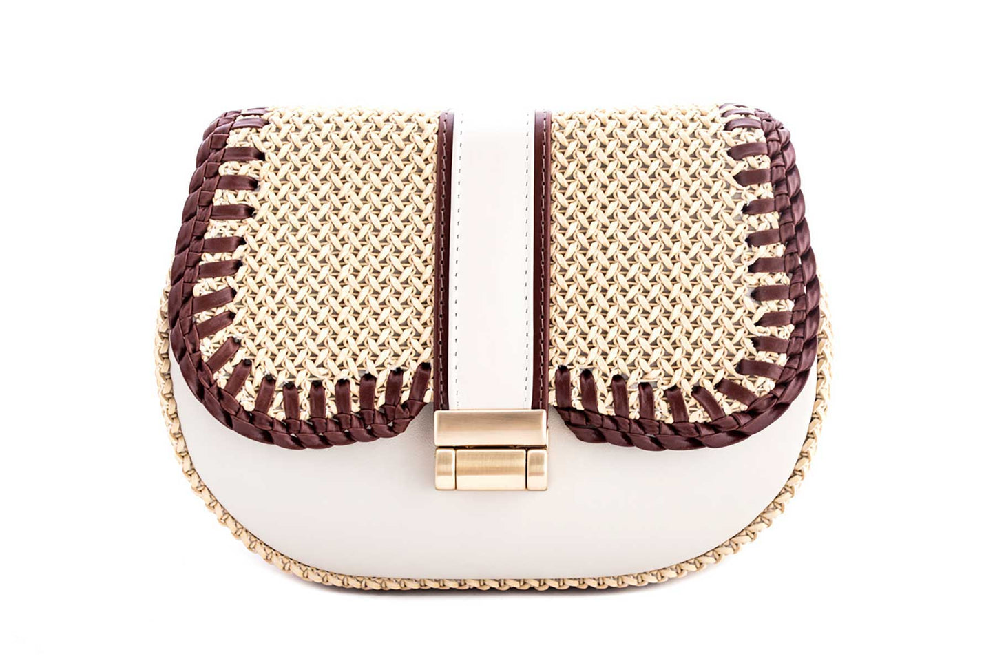 Bolsa Tarsila Mini Off White c/ Café