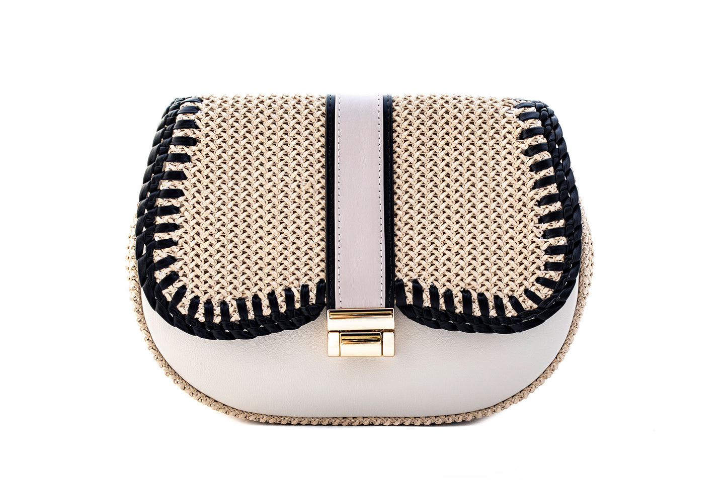 Bolsa Tarsila Off-White c/ Preto