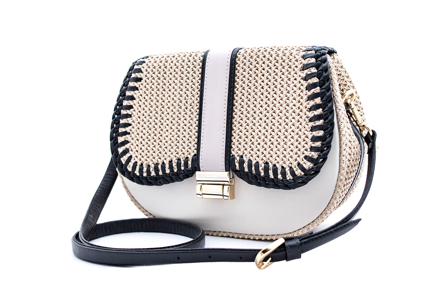 Bolsa Tarsila Off-White c/ Preto