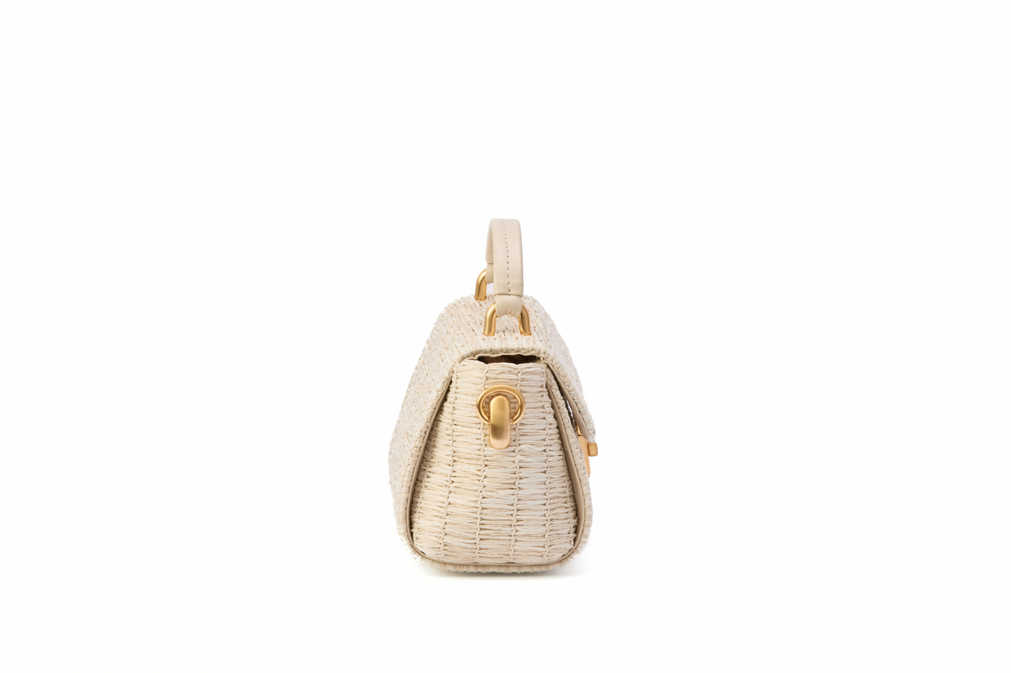 Bolsa Cora Mini Ráfia Natural Off White