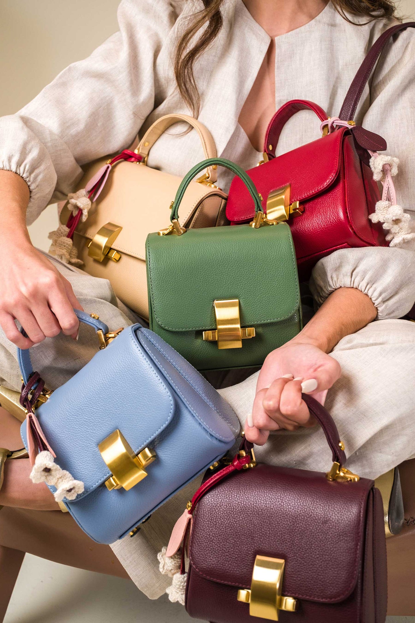 Bolsa Laura Mini Berinjela