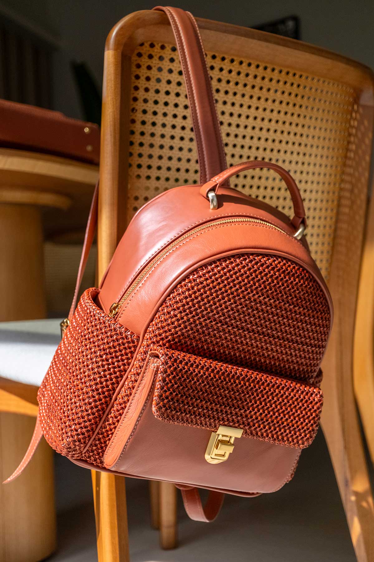 Mochila Carolina Canela