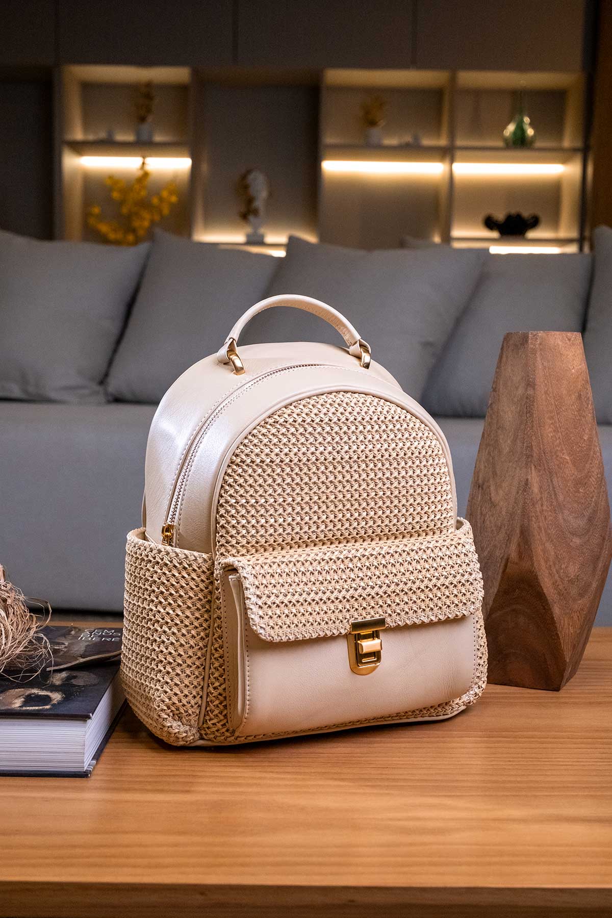 Mochila Carolina Creme
