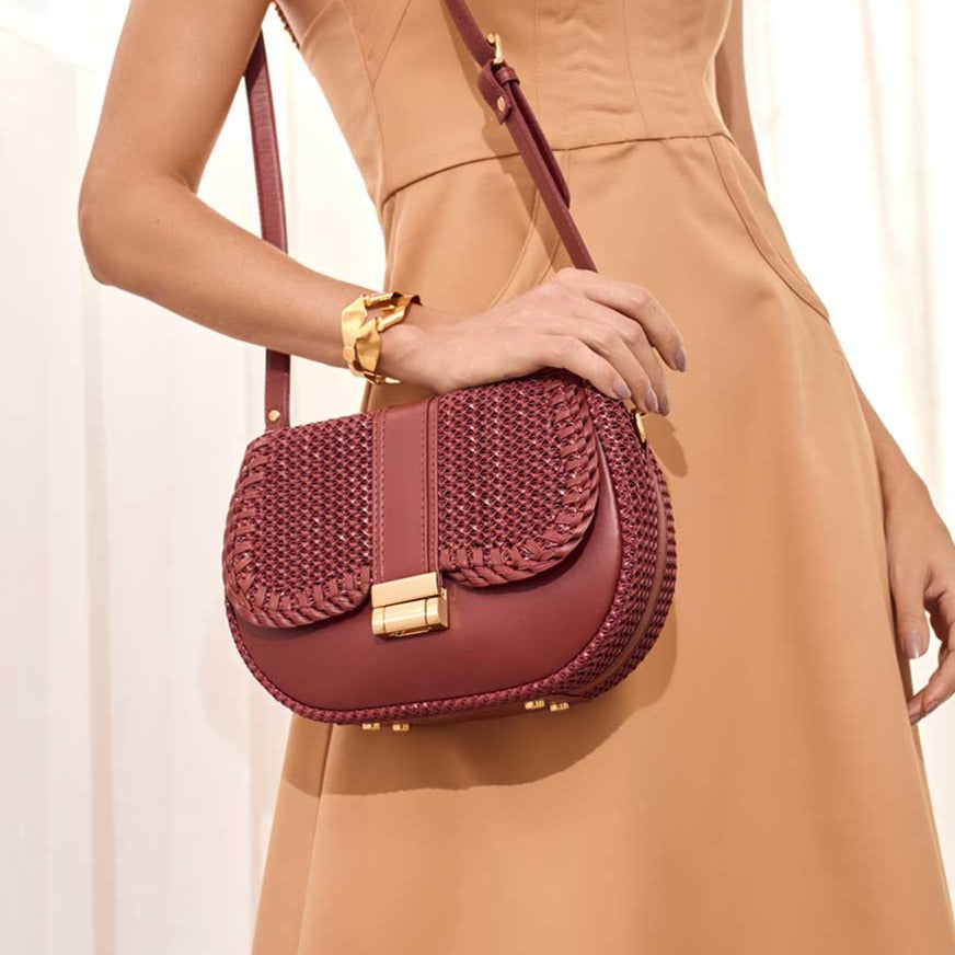 Bolsa Tarsila Mini Bordô