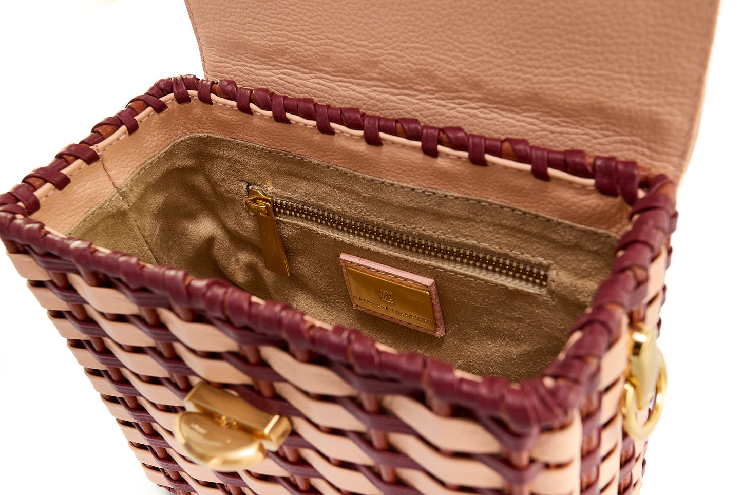 Bolsa Luísa Salmão Com Canela