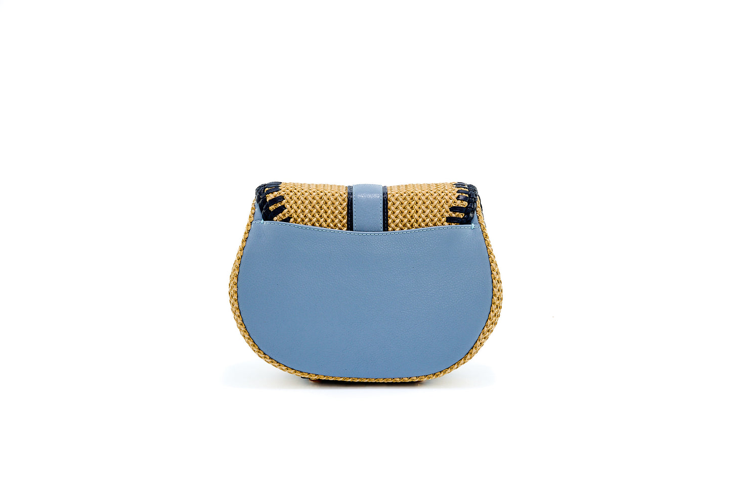 Bolsa Tarsila Mini Creme c/ Azul