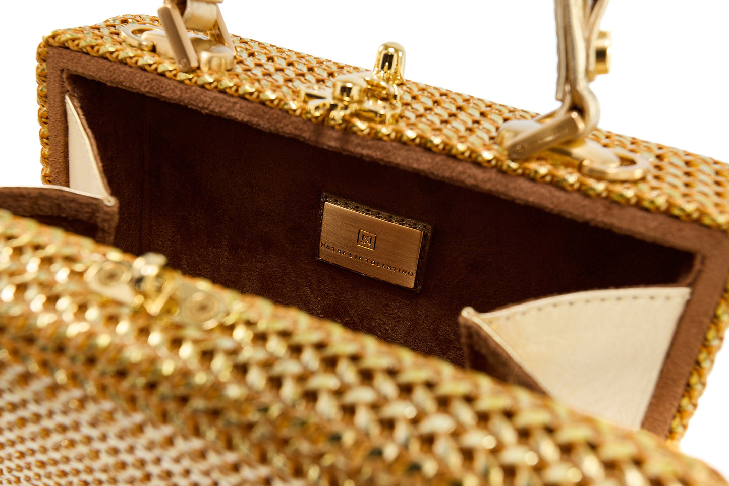 Bolsa Lina Dourada