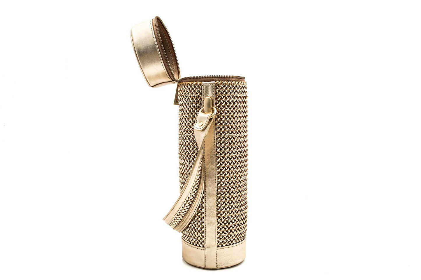 Porta Vinho Dourado