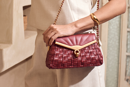 Bolsa Anna Elisa Mini Bordô