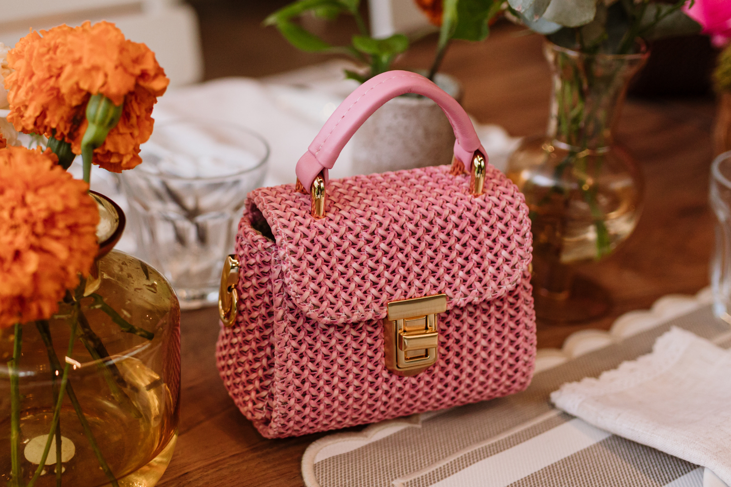 Bolsa Cora Micro Fuchsia