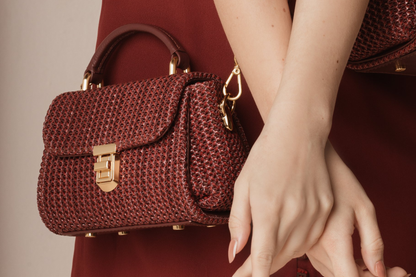 Bolsa Cora Mini Bordô