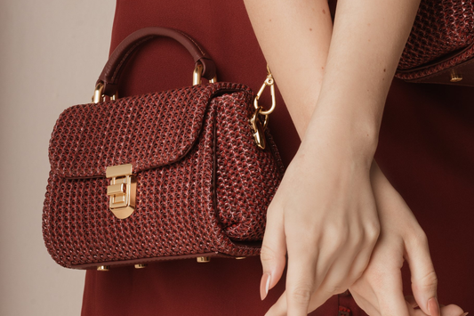 Bolsa Cora Mini Bordô