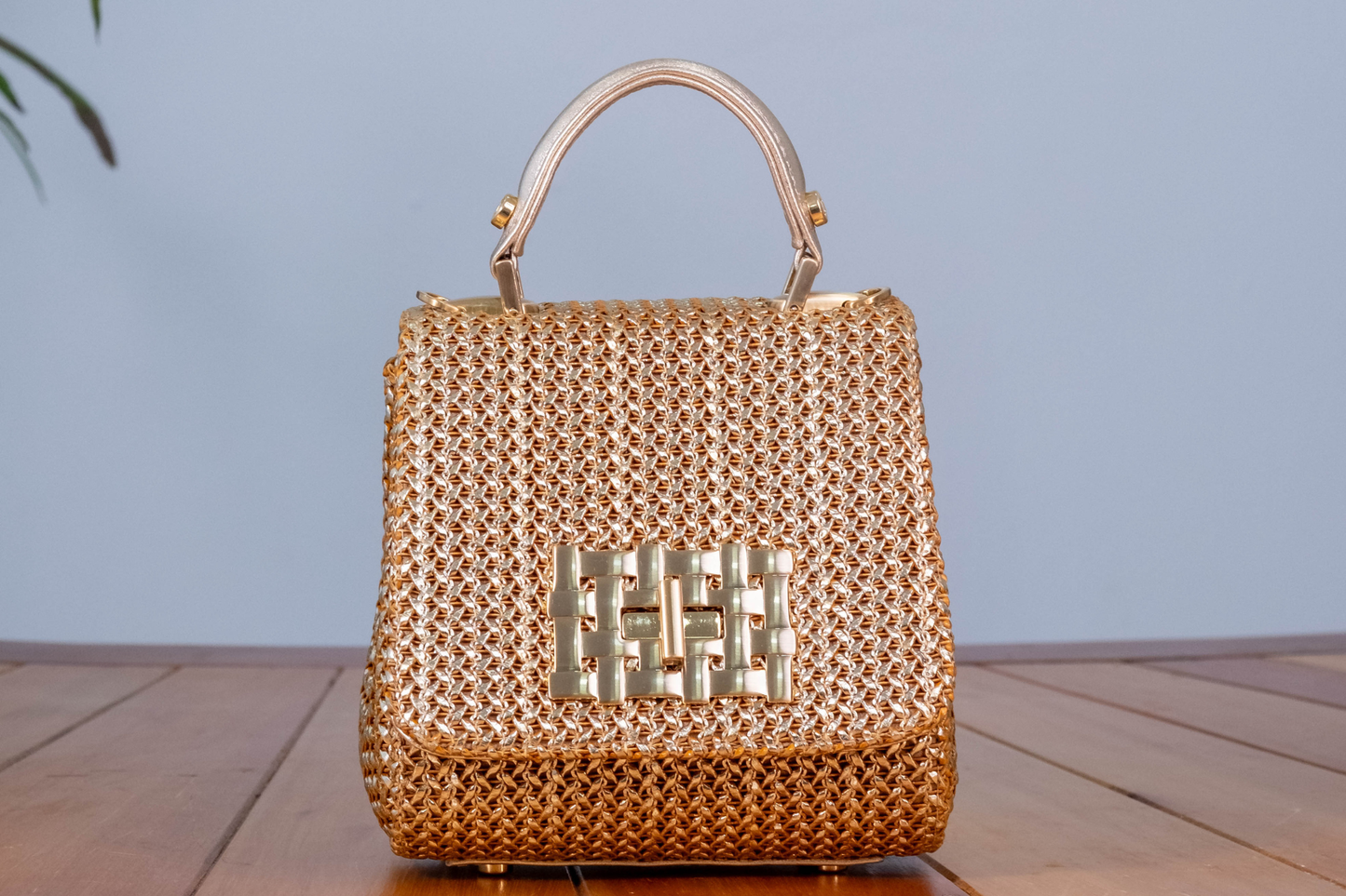 Bolsa Fabiana Mini Dourada