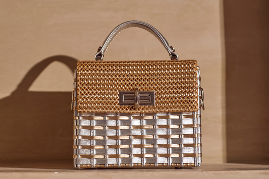 Bolsa Luísa Prata c/ Dourado