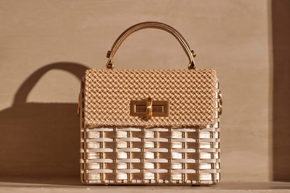 Bolsa Luísa Dourado c/ Off White