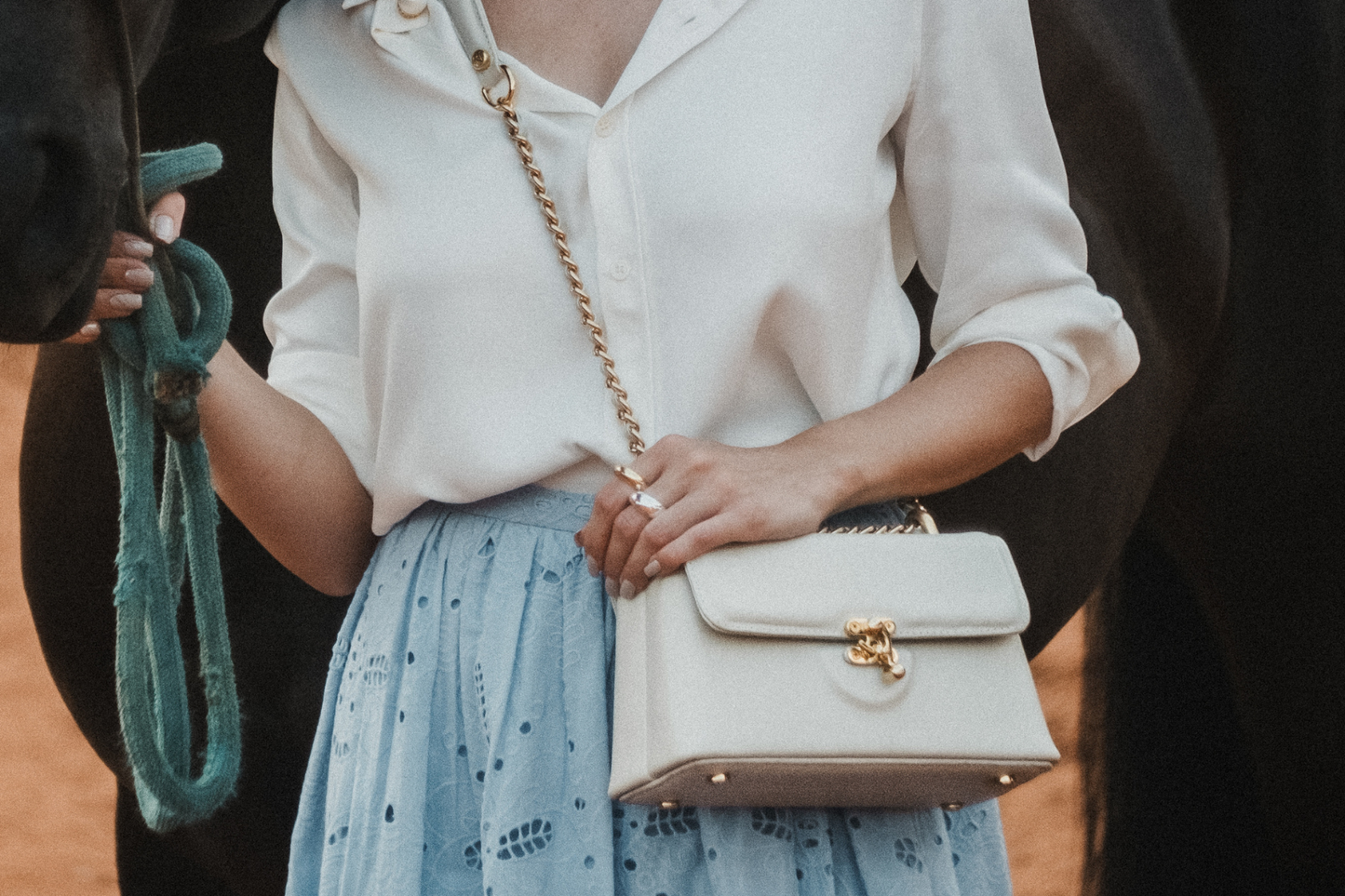 Bolsa Luciana Mini Off-White