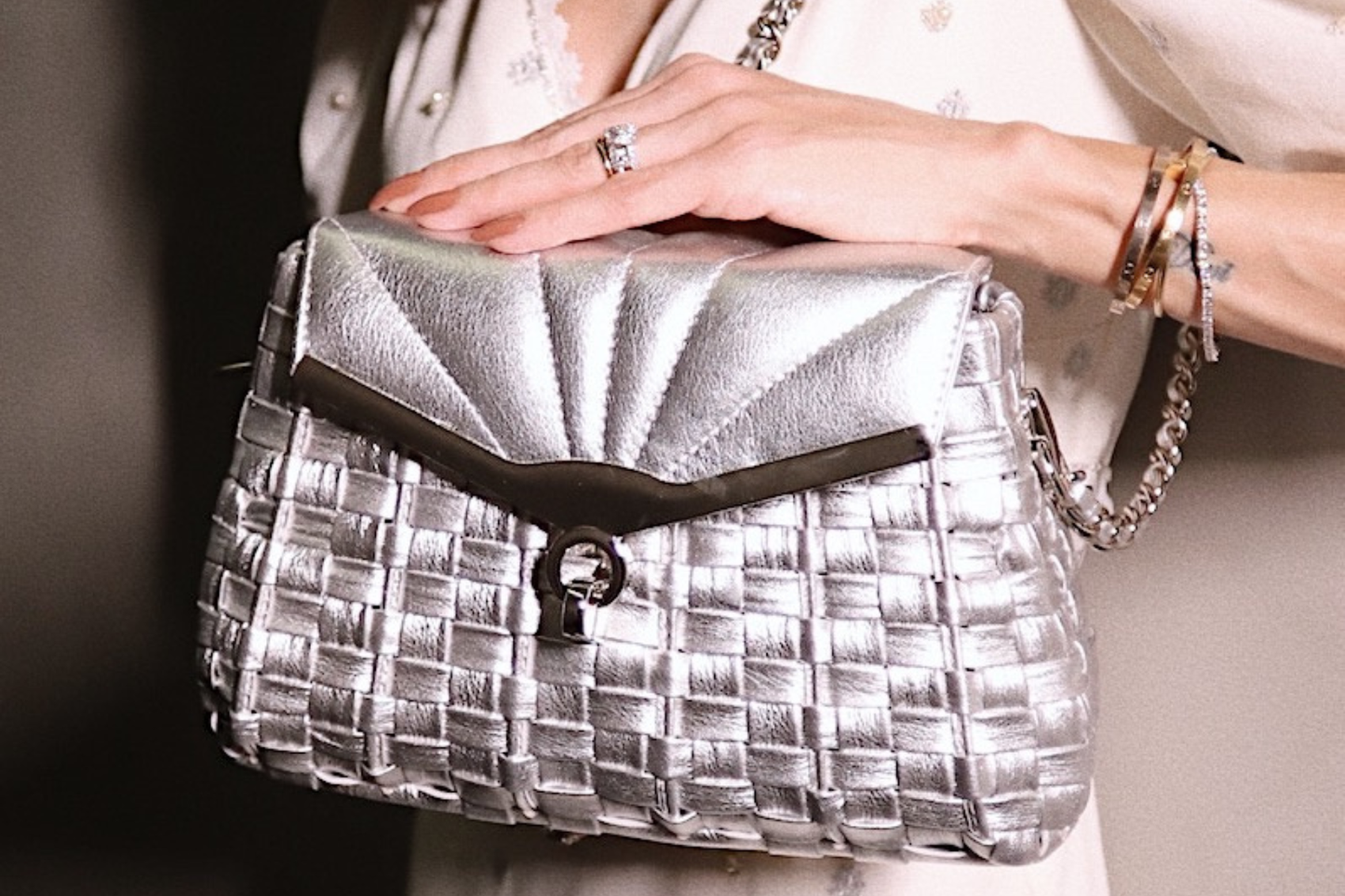 Bolsa Anna Elisa Prata