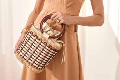 Bolsa Iva Off White c/ Café