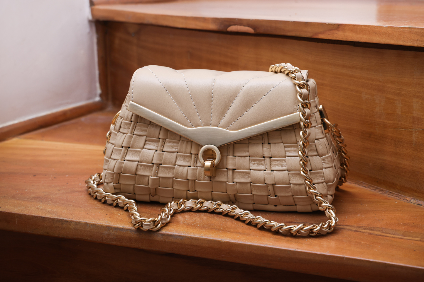 Bolsa Anna Elisa Mini Creme