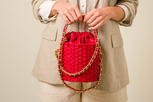 Bolsa Lucila Vermelha