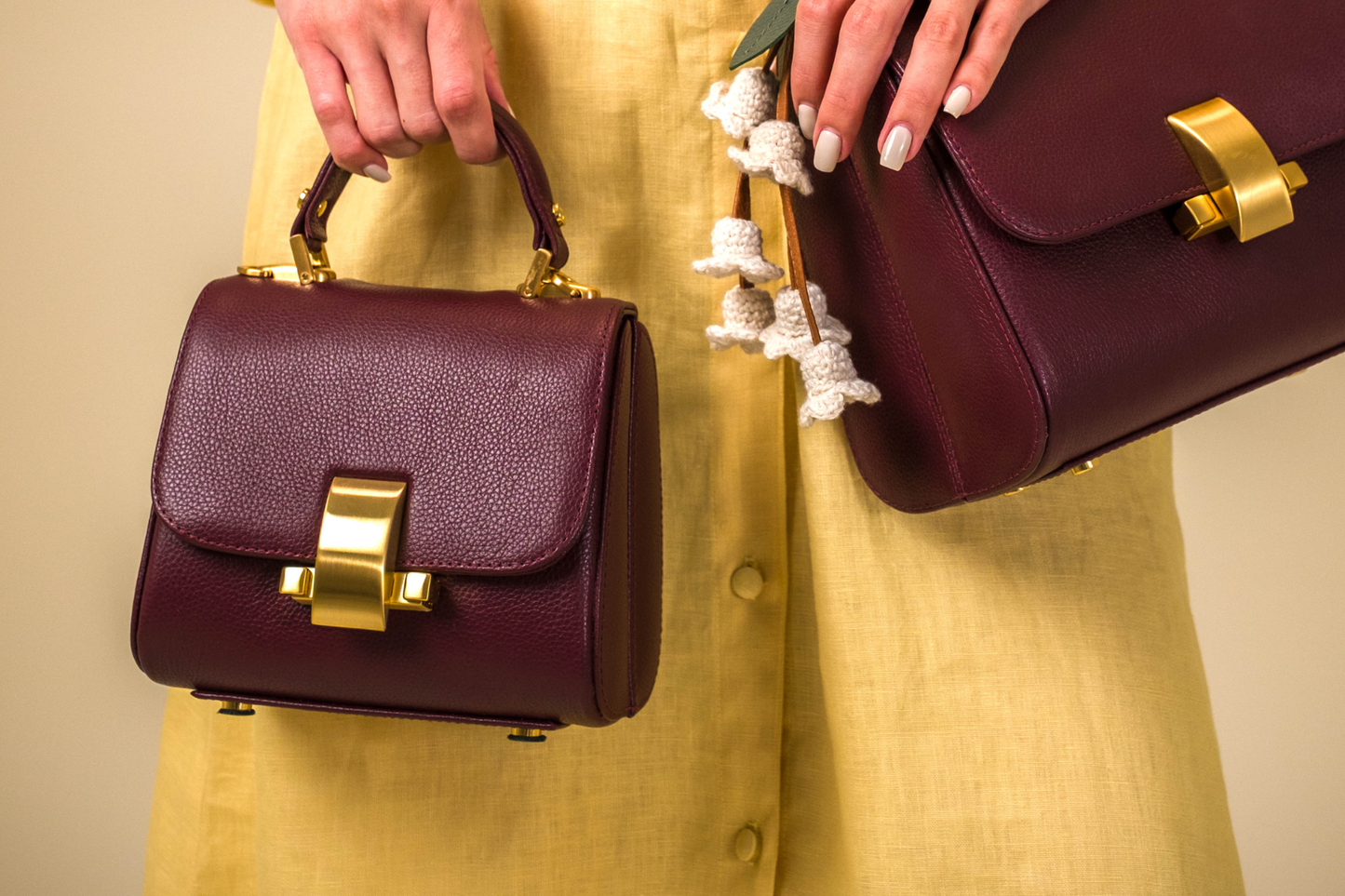 Bolsa Laura Mini Berinjela