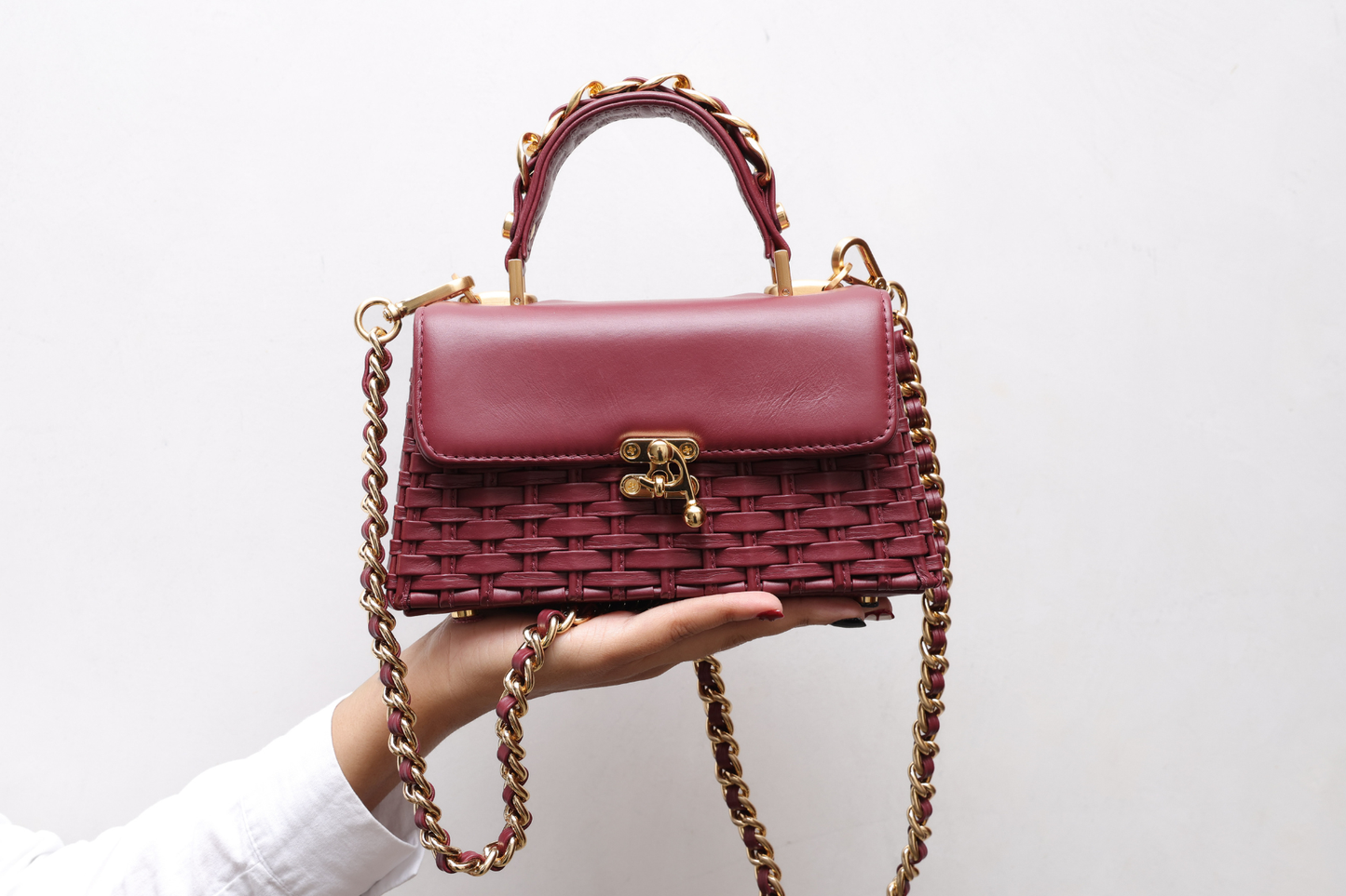 Bolsa Lu Rajão Bordô