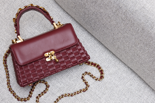 Bolsa Lu Rajão Bordô