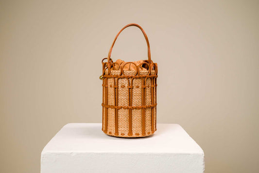Bolsa Allegra Ráfia Natural c/ Savana