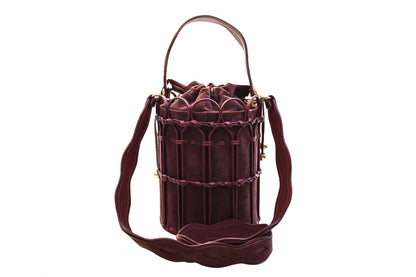 Bolsa Allegra Camurça Bordô