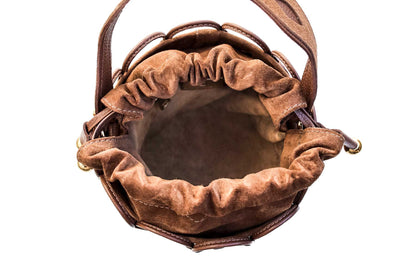 Bolsa Allegra Camurça Caramelo