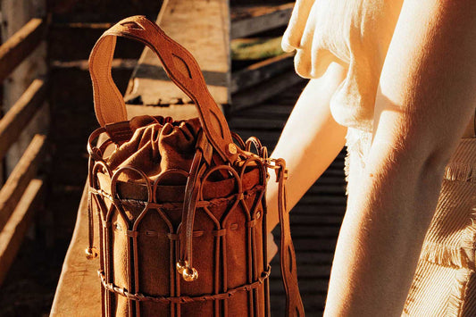 Bolsa Allegra Camurça Caramelo