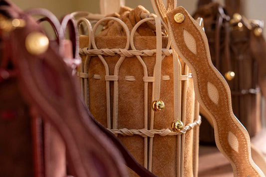 Bolsa Allegra Camurça Creme