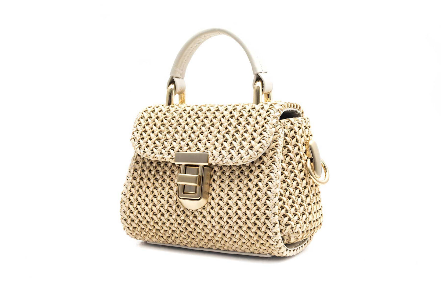 Bolsa Cora Micro Off-White c/ Creme