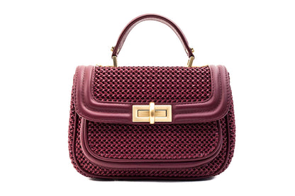 Bolsa Helena Mini Bordô