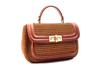 Bolsa Helena Mini Terracota c/ Canela