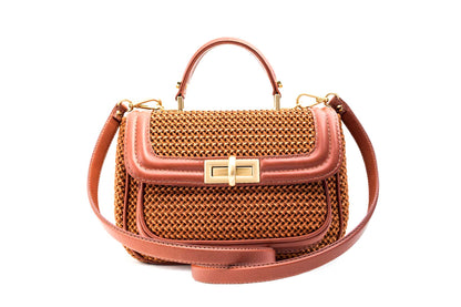 Bolsa Helena Mini Terracota c/ Canela