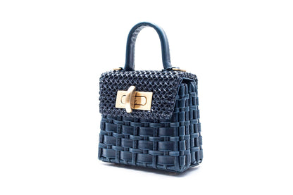 Bolsa Leila Premium Micro Azul