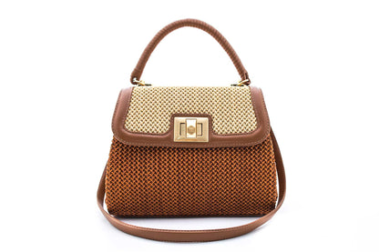 Bolsa Leonora Caramelo c/ Off-White