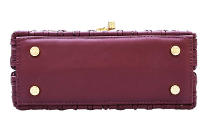 Bolsa Lu Rajão Camurça Bordô