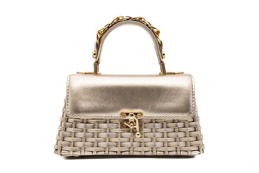 Bolsa Lu Rajão Dourada