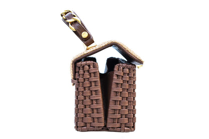 Bolsa Lu Rajão Ráfia Natural c/ Avelã