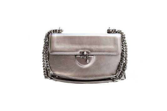 Bolsa Luciana Prata Envelhecida